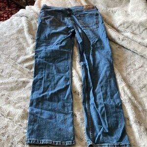 Levi Straight Pants Mens 32”x32” Blue Jeans Denim Athletic Casual ‎Everyday